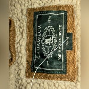 G.H. Bass & Co. Tan and Cream Men's Bag